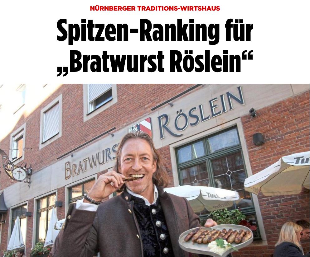 Spitzen-Ranking für „Bratwurst Röslein“