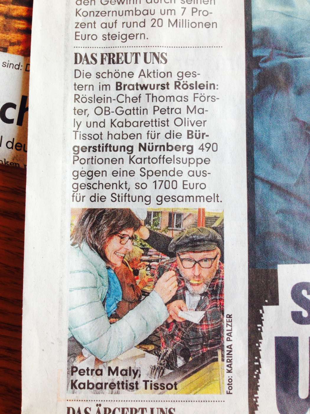 Presse Bratwurst Roeslein BILD Zeitung Mai 2014